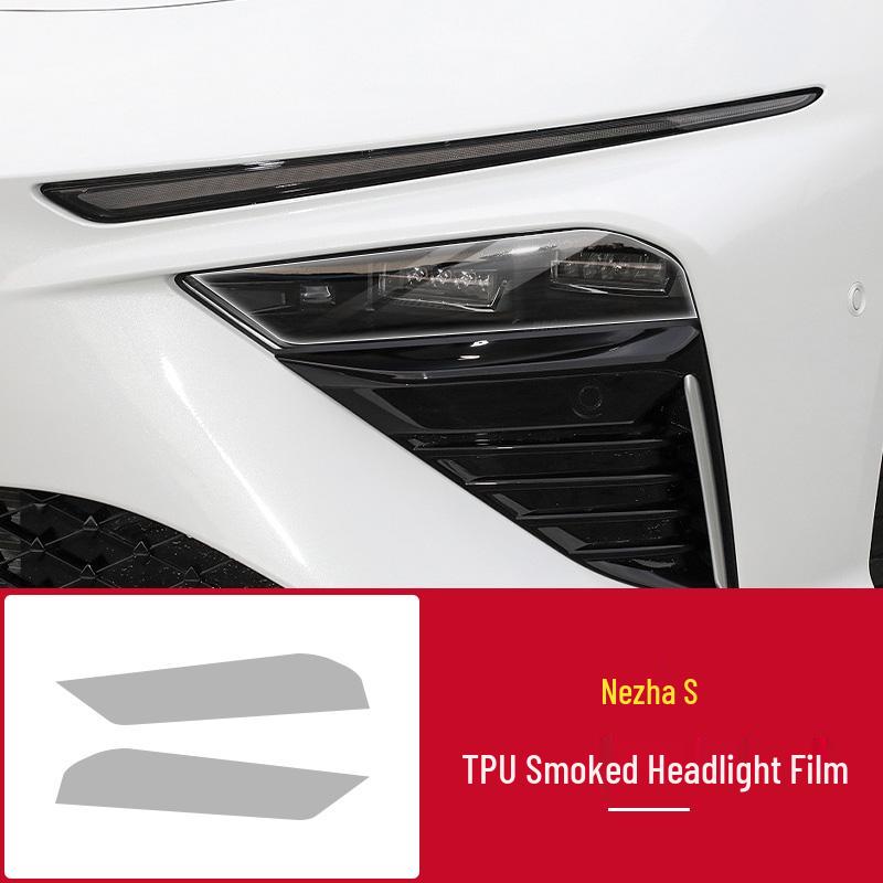 Nezha V S U Car Headlight & B-Pillar Anti-Scratch Protective Film Set