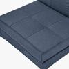 Floor Sofa Foldable Sleeper Chair Floor Chair 5-Level Adjustable Folding Chair Sofa Bed Sofa Bed Single Sofa Blue 61 X 73 X 58 Cm