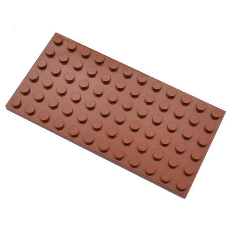 Non-Toxic 10Pcs Diy Building Blocks 6X12 Dots Thin Figures Bricks Educational Creative Size Compatible With 3028 Toys For Children