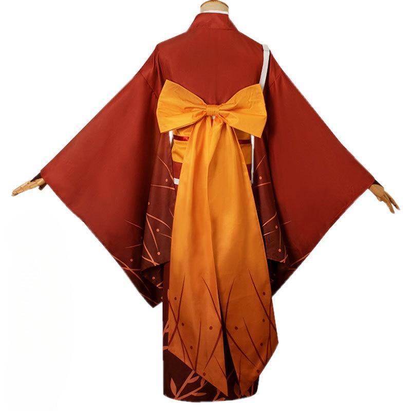 Izumi Kyouka Cosplay Costume Izumi Kyouka Kimono Anime Izumi Kyouka Full Set for Halloween Party Outfit for Women Girls