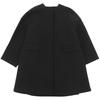 LE PHIL Excellent Condition Collarless Bonded Coat, Women's, Black, Item Number 1, Item Number 534-0252007 Coat 1 blackUsed