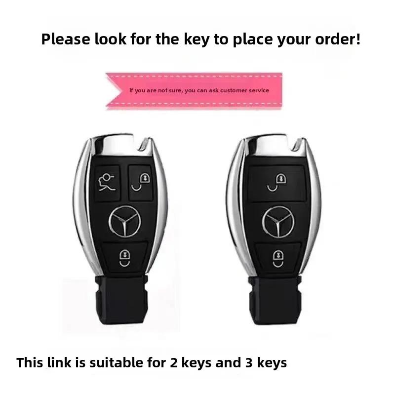 SUG2   Car Smart Key Cover Case Shell Accessories For Mercedes W212 W204 for Benz A B C E GL S GLA GLK CLS Class AMG W205 W463 W176