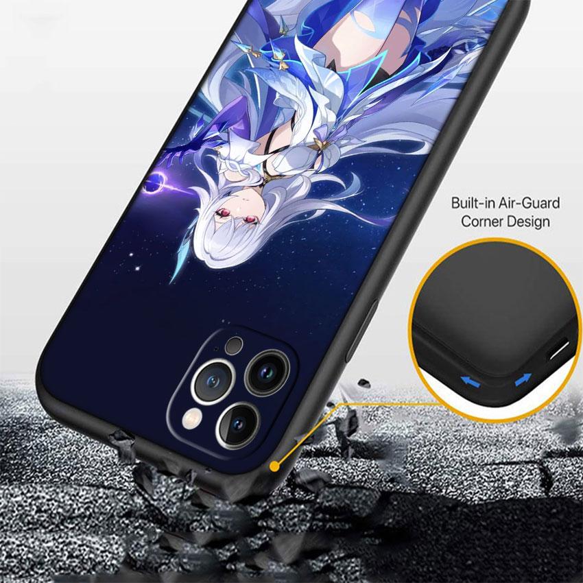 BF65 Genshin Impact Soft Shell Phone Case for Xiaomi Poco C40 C50 C51 C55 C65 C71 C75 F3 F5 F6 F7 M2 M3 Pro Ultra