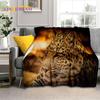Animal Cartoon Leopard Cheetah Beast Fashion Blanket,Soft Throw Fashion Blanket for Home Bedroom Bed Sofa Picnic Travel Office Cover Fashion