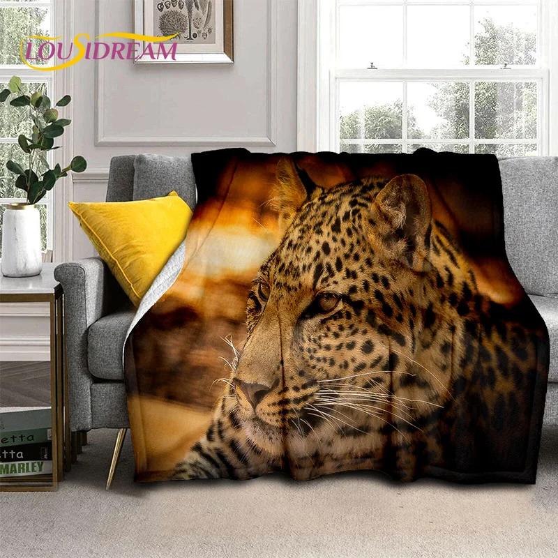 Animal Cartoon Leopard Cheetah Beast Fashion Blanket,Soft Throw Fashion Blanket for Home Bedroom Bed Sofa Picnic Travel Office Cover Fashion