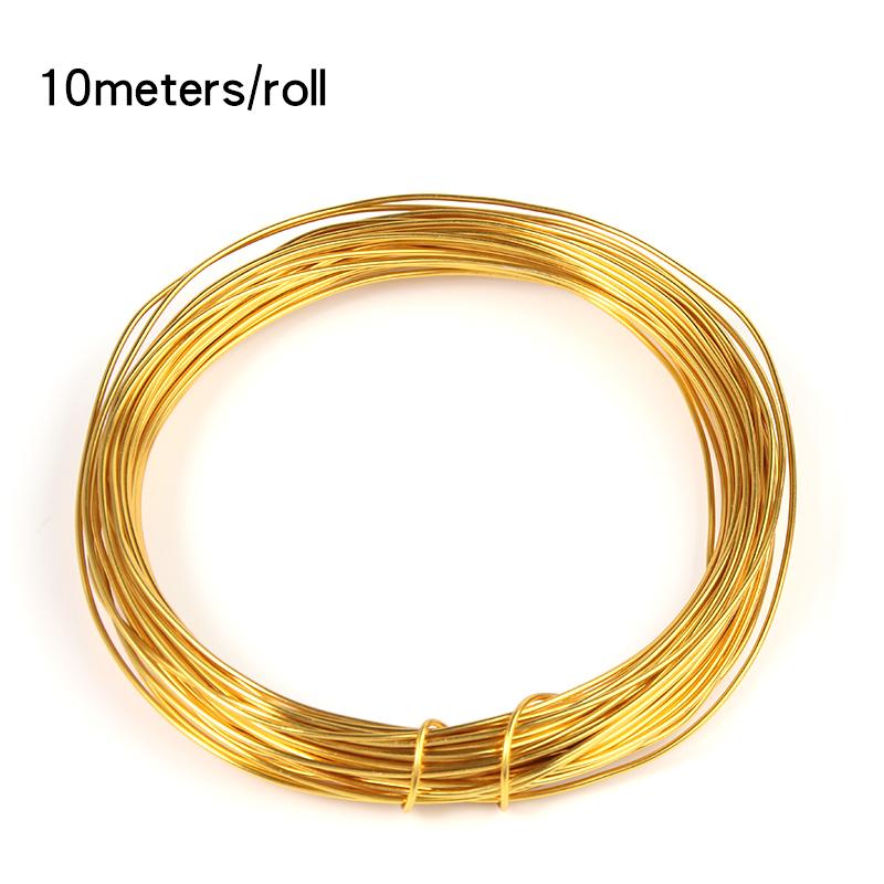 Colorful Aluminum Wire For Ornament Making DIY Crafts Material Handmade Finding Accessories Flexible Wire Round Aluminum Wire