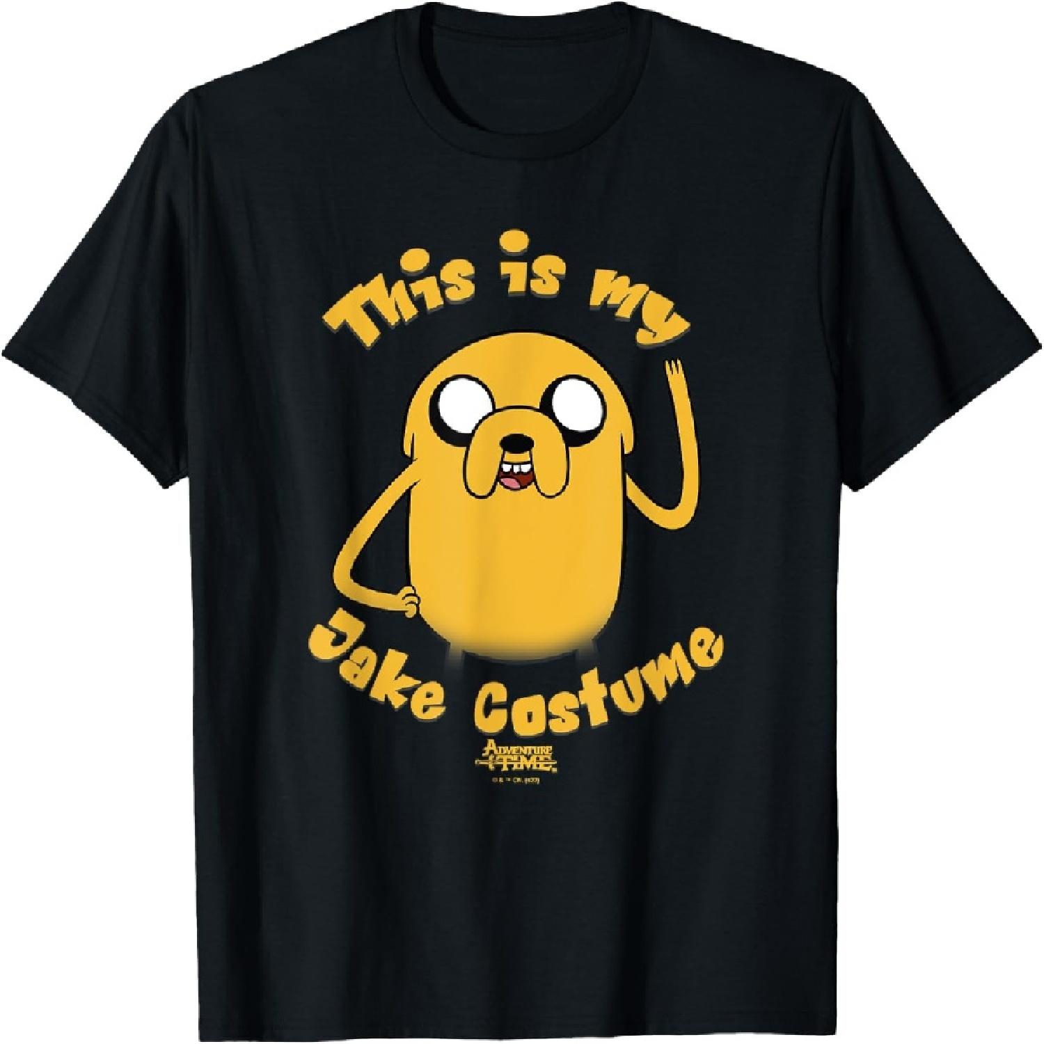 

Adventure Time Halloween This Is My Jake Costume T-Shirt S чорний