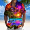 Moon Star Hawaiian Shirt for Men, Women, Fashion Casual Hawaiian Sea Shirt, Short Sleeve Button Shirt