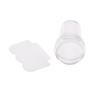 Pure Clear Jelly Silicone Nail Art Stamper Scraper Nail Stamp stantsimise tööriist