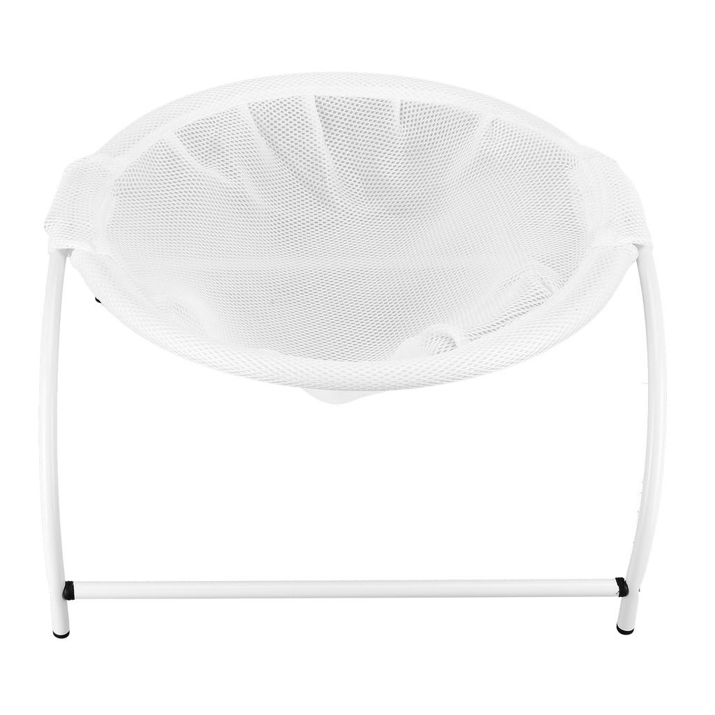 Katzen-Hängebett Weiche Atmungsaktive Katzen-Hängematte Abnehmbares Haustierbett für 4 Jahreszeiten UniversalWeiß