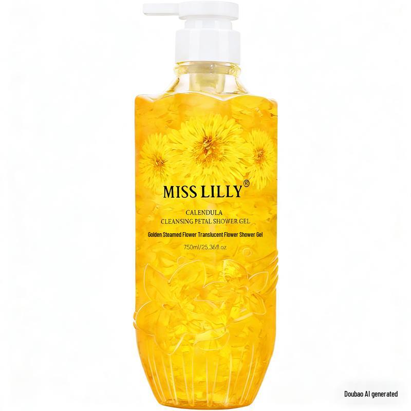 Miss Lilly Calendula Clear Petal Shower Gel
