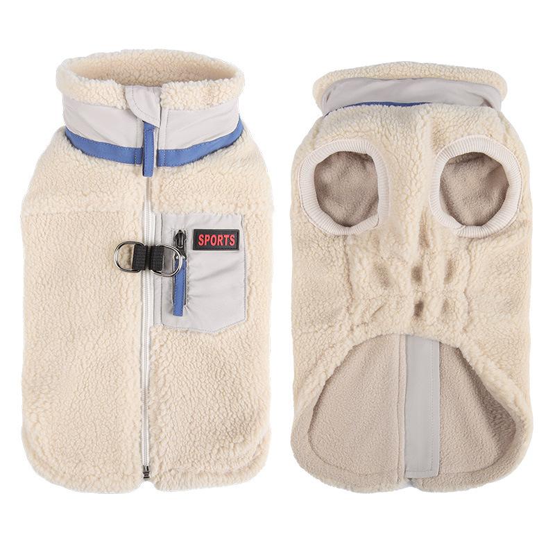 

Winter dog cotton clothes windproof velvet teddy bear warm puppy clothes pet clothes dog cotton clothes S