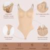 Plus Size Seamless Thong Bodysuit Women's Strapless Tummy Control One-Piece Backless Shaping Garment with Buttock-Lifting Effect