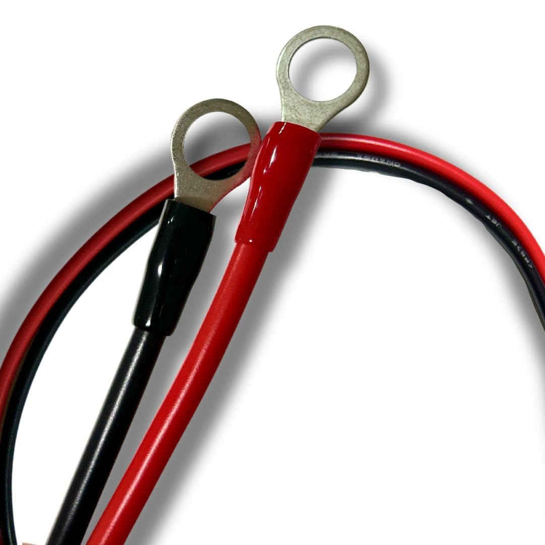 

Japanese Cable KIV 1.25sq, 7.9 inches (20 cm), Red and Black Set, Terminal Processed, 20cm (R1.25-5)