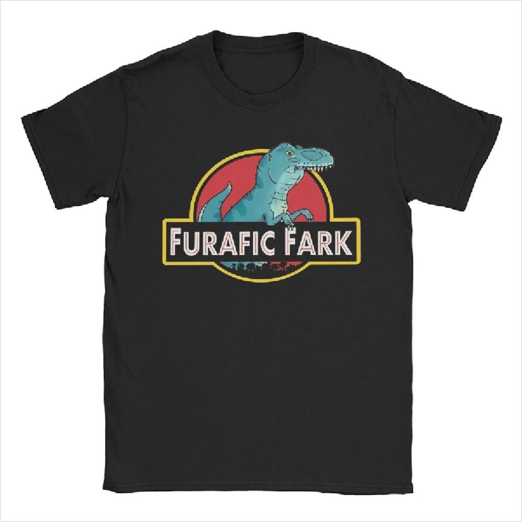 Men Furafic Fark 2 T Shirts Meme Pure Cotton Clothing Unique Short Sleeve Crewneck Tees Plus Size T-Shirts