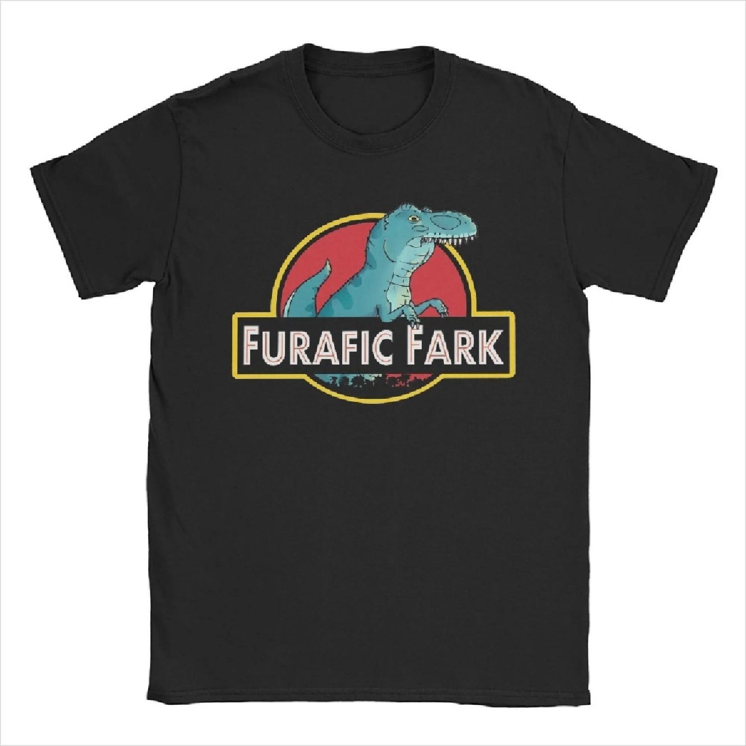 

Men Furafic Fark 2 T Shirts Meme Pure Cotton Clothing Unique Short Sleeve Crewneck Tees Plus Size T-Shirts XXXXXL чорний