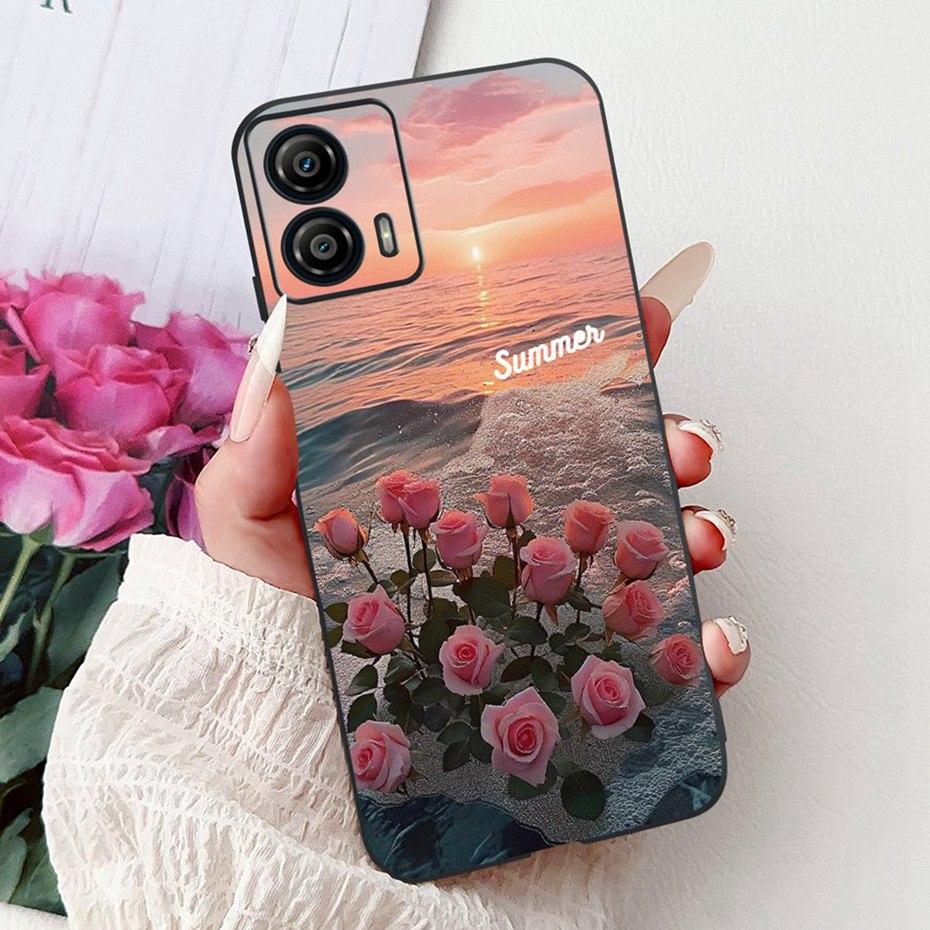 Cute Painting Phone Case For Motorola Moto G53 G73 Soft Silicone TPU Back Cover For MOTO G53 G73 5G Cases Bumpers