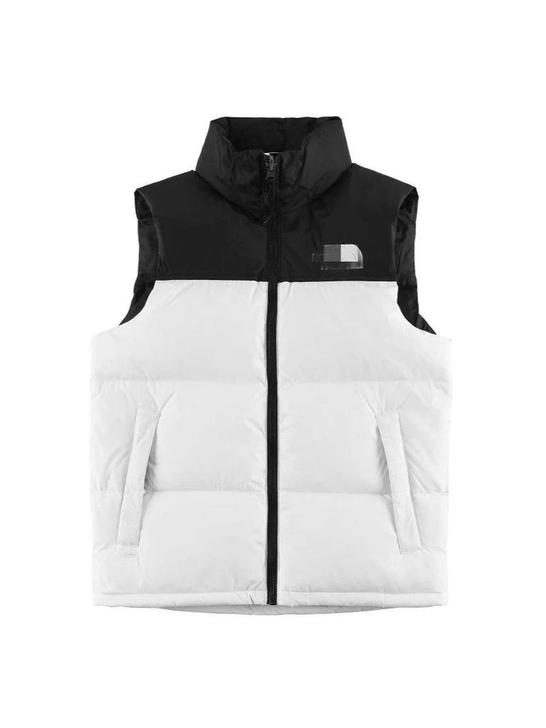 North Face 1996 Down Vest: Unisex Embroidered Jacket, Couple's Thickened and Warm Gilet for Cold Protection