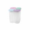 Sealed Food Storage Container Dustproof Divided Food Storage Container Multi-Compartment Pantry Canister Large Capacity