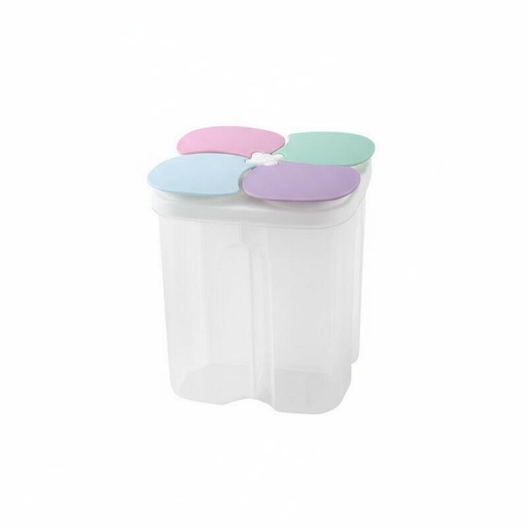 Sealed Food Storage Container Dustproof Divided Food Storage Container Multi-Compartment Pantry Canister Large Capacity