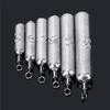 Lure-Free Rig Sinker: Cylindrical Drop Shot with Swivel, Anti-Hang Design