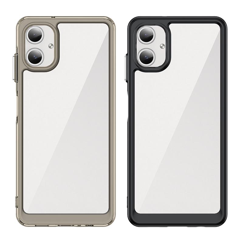 Do etui Samsung Galaxy A06 Luksusowy przezroczysty silikon Capa Etui Samsung A06 Bumper TPU Telefon Protector Galaxy A06 Cover