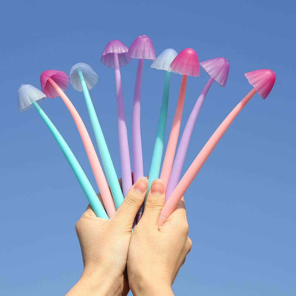 Color-Changing Rose Silicone Pen - Creative Gift for Students
