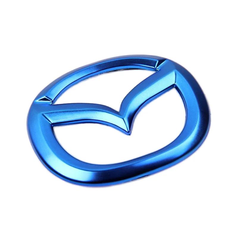 Car Styling ABS Car Steering Wheel Center Sticker For Mazda CX4 CX5 3 Axela 6 Atenza Emblem Badge Decal Decoration Accessories h4
