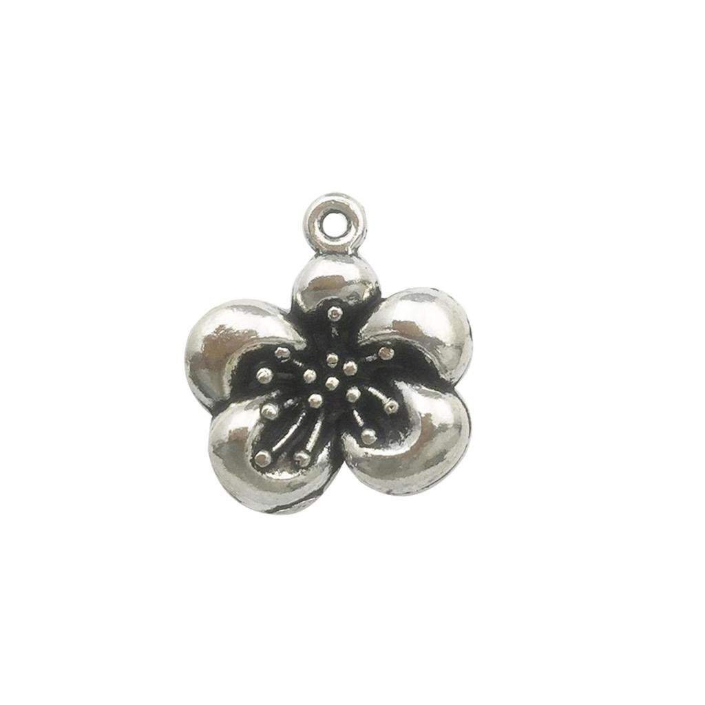 Alloy Flower DIY Jewelry Accessories for Necklace, Bracelet, Key Pendant