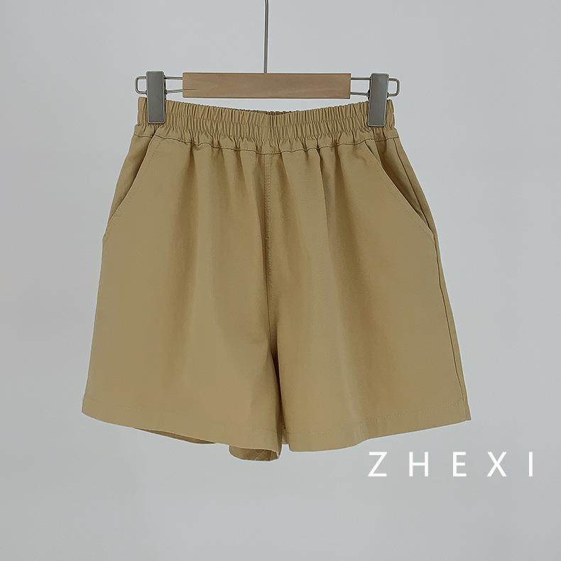 

2024 Новые женские летние узкие джинсовые шорты с эластичной резинкой на талии и широкие шорты One size