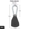 Adjustable Tent Rope Hanger Heavy Duty Ratchet Tie Down Strap With Reinforced Metal Gear For Camping Ratcheting Pulley System