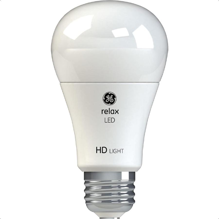GE Relax LED Light Bulbs 60 Watt Soft White A19 4 Pack