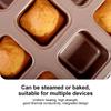 Loaf Baking Pans 12 Cavity Brownie Baking Pan Carbon Steel Muffin Bakeware Cupcake Bread Divider Mold