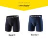 Langsha Men's Extended Length Anti-Chafing Boxer Briefs