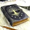 Tree of Life Leather Grimoire Journal: Book of Shadows