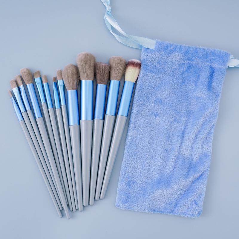 Cangzhou Purple Makeup Brush Set – Includes Soft Hair Eye Shadow, Loose Powder, Concealer, and Beauty Brushes.