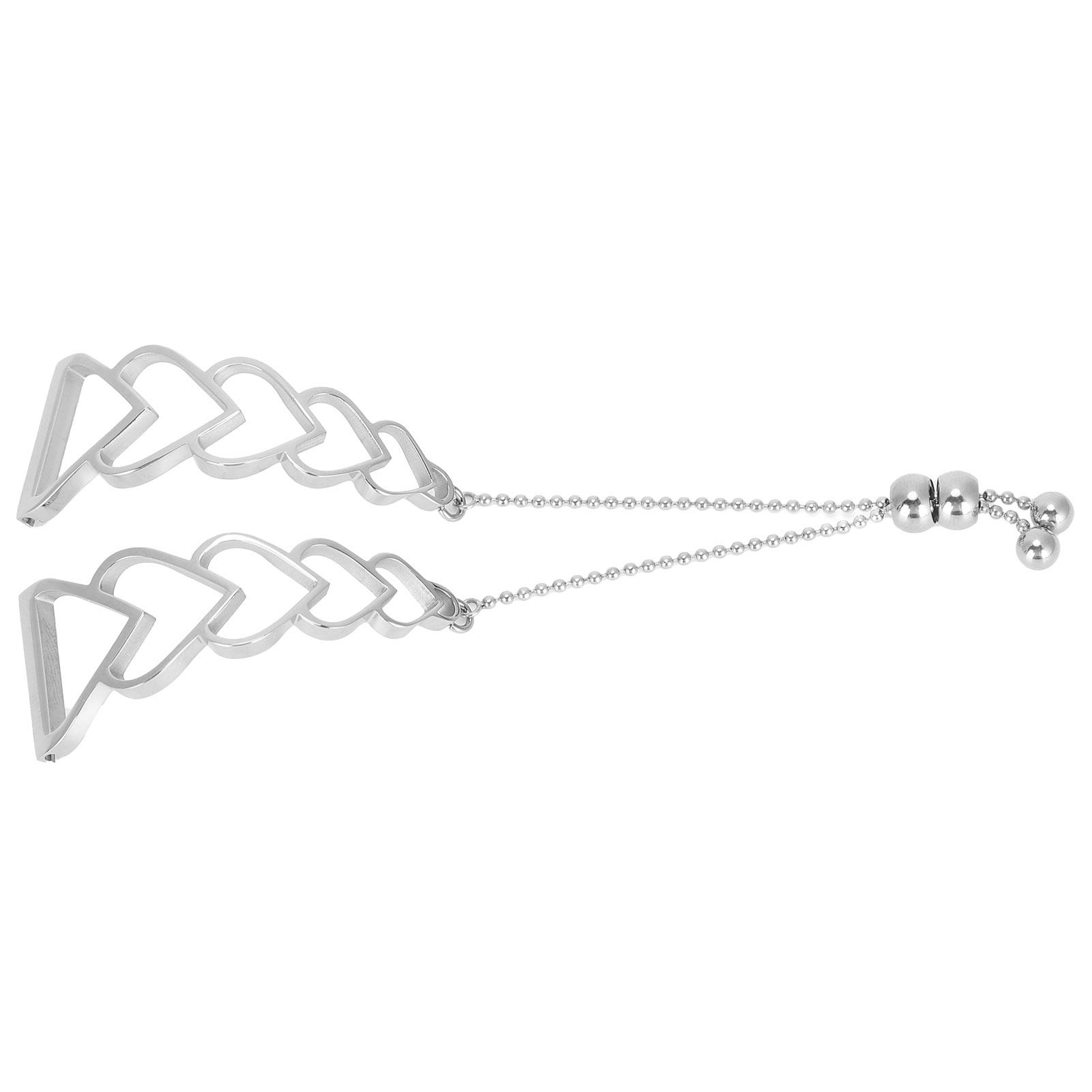 Watch Strap Hollow Bracelet HrtShaped Stainless Steel Watch Replacement Strap for   Watch(20mm )