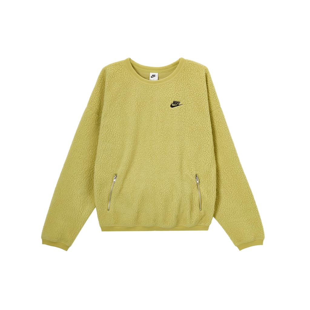 Nike Sweatshirts Men's Light Gold Crew Neck Moderate Regular FB8379-720