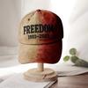Blood Splatter Halloween Baseball Hat Freedom 1993-2025 Letter Print Baseball Cap Halloween Daily Wear