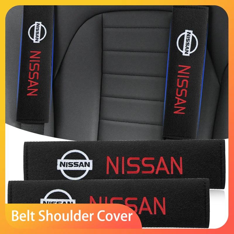 Car Seat Belt Cover styled Cotton Safety Shoulder Protector For  Nissan X-Trail T32 T31 Qashqai Tiida Teana Car Styling ZFHIJ1