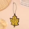 1Pcs Car Air Freshener Natural Scented Tea Paper Cone Hanging Ocean Lemon Perfume Fragrance Leaf Shape Car Accessories