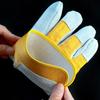 Cowhide Leather Gardening Gloves Safety Flame Retardant Welding Gloves Palm Reinforced Thorn-proof Welding