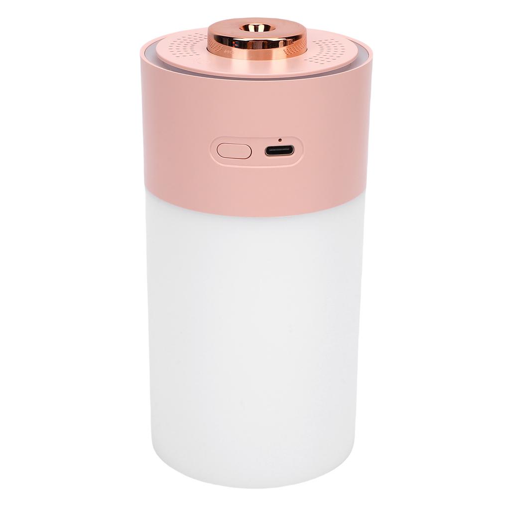 Colorful Humidifier 300ml Large Capacity Quiet Cool Mist Small Desk Humidifier for Travel Car  
