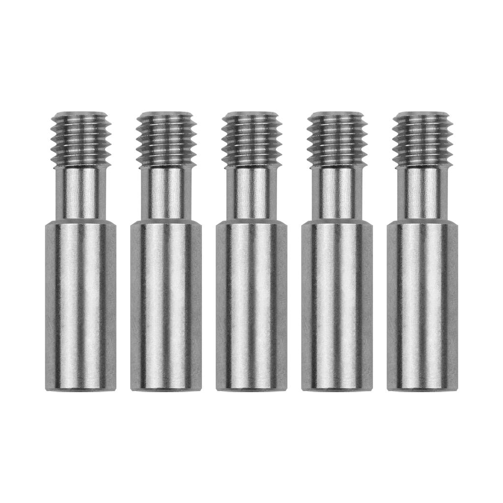 Aibecy 5pcs AllMetal Heatbreak Throat MK8 Extruder Throat Tube M6 Screw 26mm Length Compatible with CR10/Ender Series 3D Printer Hotend