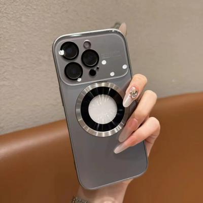 Large Window Camera Protect Case For For Iphone 17 Air 16 1 14 13 12 11 17Pro Max Plus For Magesafe Magnetic Logo Visual Hole Cover