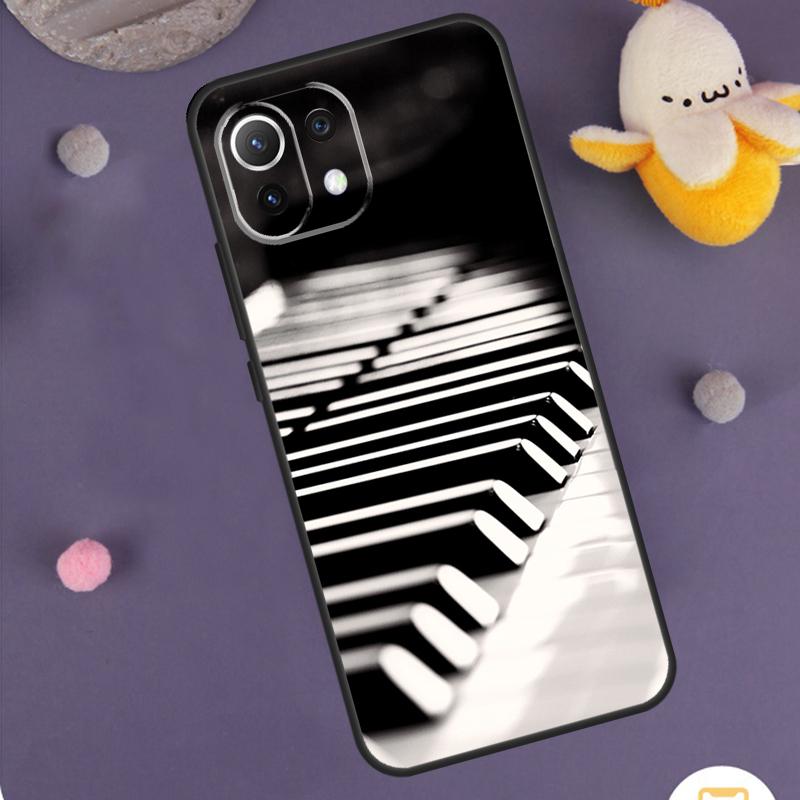 Piano Keys Musical Case For Xiaomi 15T Pro 13T 14T 14 15 Ultra 17 Pro Max POCO F8 Pro F5 F6 F7 X5 X6 X7 Cover