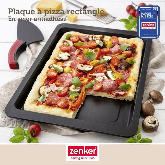 Plaque à pizza rectangulaire 42 x 29 cm zenker spécial countries