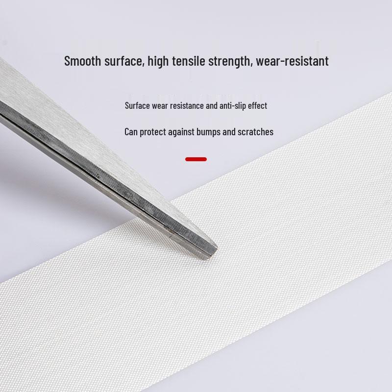 High-Temp Resistant White Teflon Adhesive Tape for Vacuum Sealing & Insulation