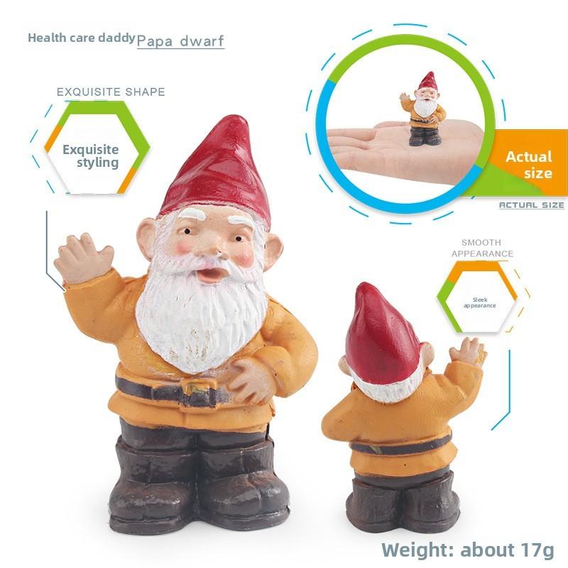 Dwarves Christmas Simulated Elves Family Character Models Micro Landscape Decor