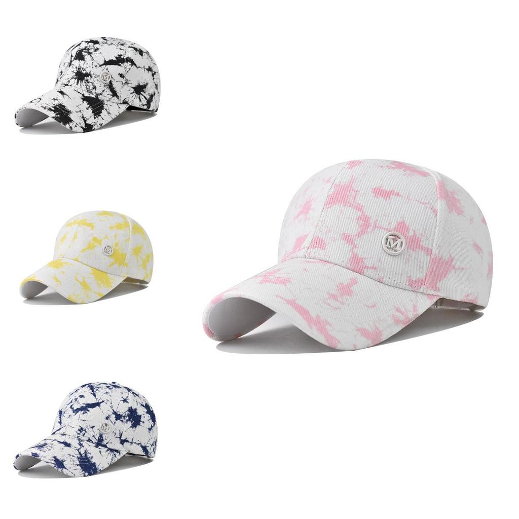 Graffiti Cotton Baseball Cap Embroidery Duck Tongue Hat Outdoor Sun Hat Wholesale